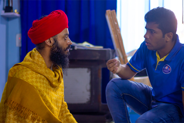 Students getting hands-on filmmaking training at MDFA